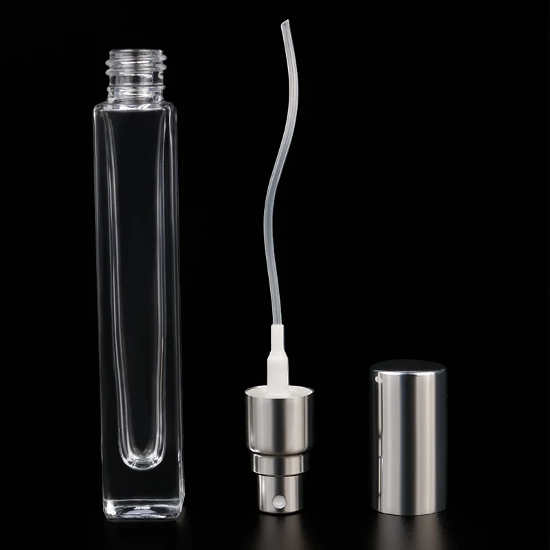 
Luxury 10 ml Water Liquid Perfume Decanters Metal Roller Ball Crystal Plain Glass Spray Atomizer Bottle For Travelers 