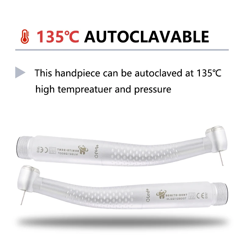 26W Ring LED Light High Speed Dental Handpiece Strong Shadowless Metal Steel Material dental handpiece