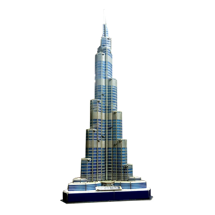 creative children paper model world famous building architecture kids toys educational 3d foam puzzle