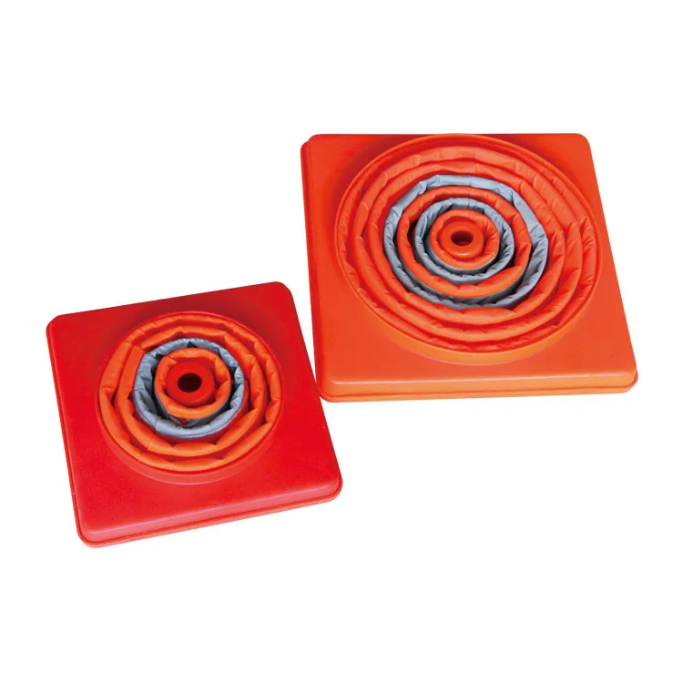 H 45cm 70cm 90cm Retractable Height Foldable Road Cone Reflective Collapsible Traffic Cones