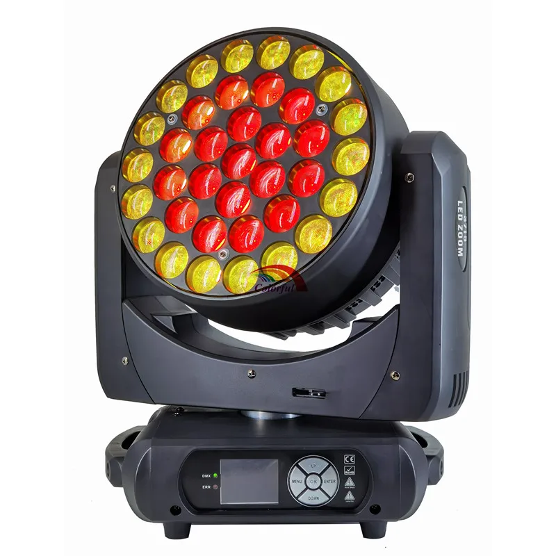 2023 Product High Durability Stage Lights 37X15W Beam Wash Zoom LED Moving Head Light