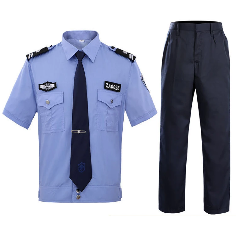 Custom Logo Guard Uniform Sets Quick Dry Fabric Security Guards Uniform Utility Pants Suit Security Guard Work Wear