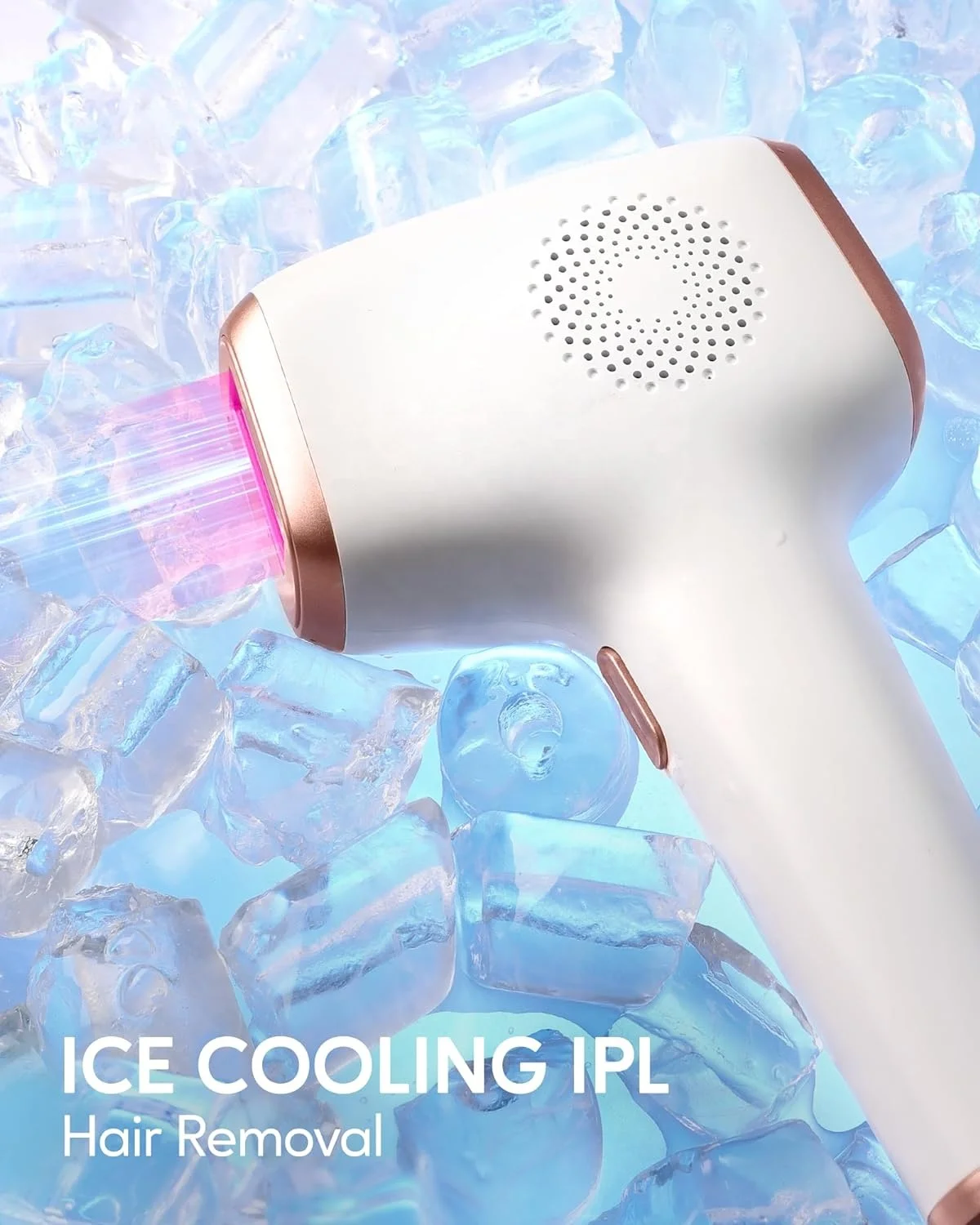 2024 Factory Best ICE COOLING Cold IPL Laser Hair Removal Handset at Home with Touch Screen