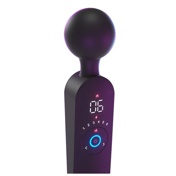 Body Cordless Massage Handheld Heated Vibrator G Spot Dildo 12 Vibration Mode Wand Massager Adult For Woman Sexual
