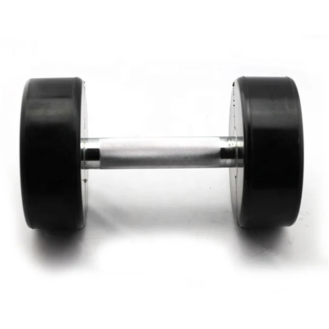 Gym Fitness Training 50 kg Fixed Cast Iron Round Head Dumbbells