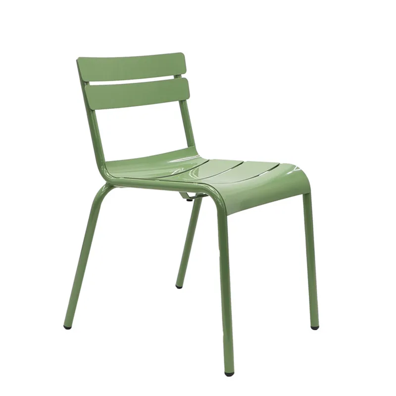 Paito Furniture Garden Chair Outdoor Dining Chair Design Stackable Metal Outdoor Chair