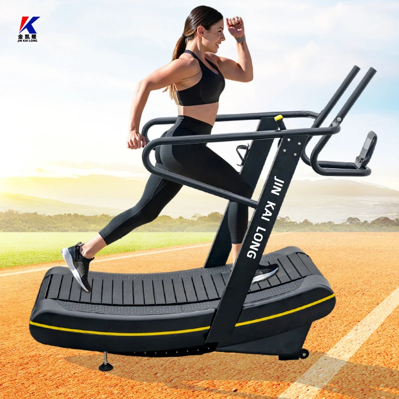 Commercial Gym Equipment Curve Treadmill Curved Unpowered