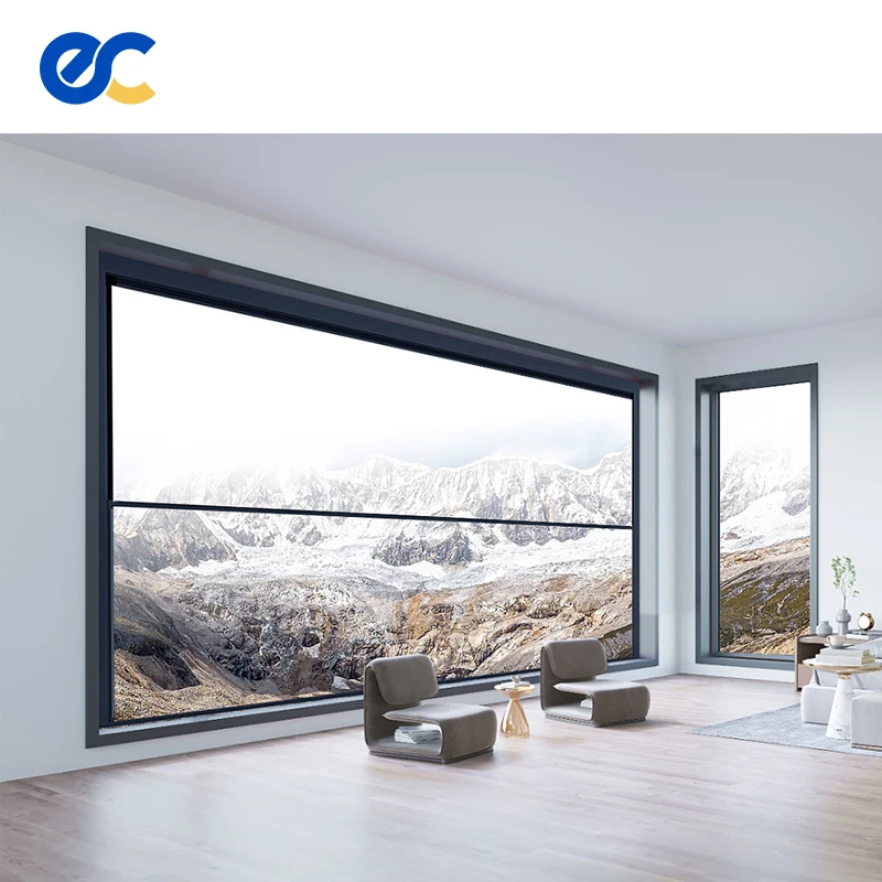 Custom Motorized lifting Window Indoor Dust-Proof Automatic Lift Up Window