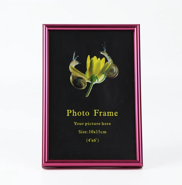 aluminum collection frame, colorful photo frame, red table photo frame