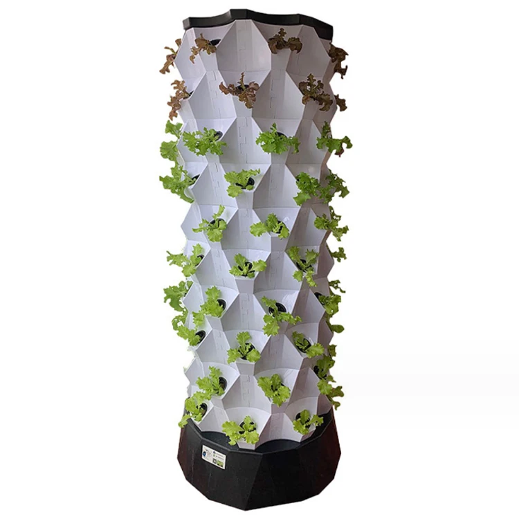 Indoor Plant Structure Vertical Aeroponic Tower Garden Farming System Vertical Hydroponic Tower