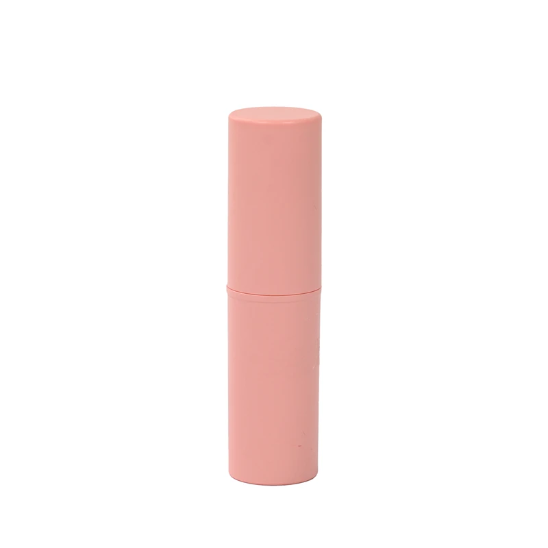 Luxury lip balm container private label lipstick pink purple custom color 3.5g 7g plastic aluminum lip balm tube