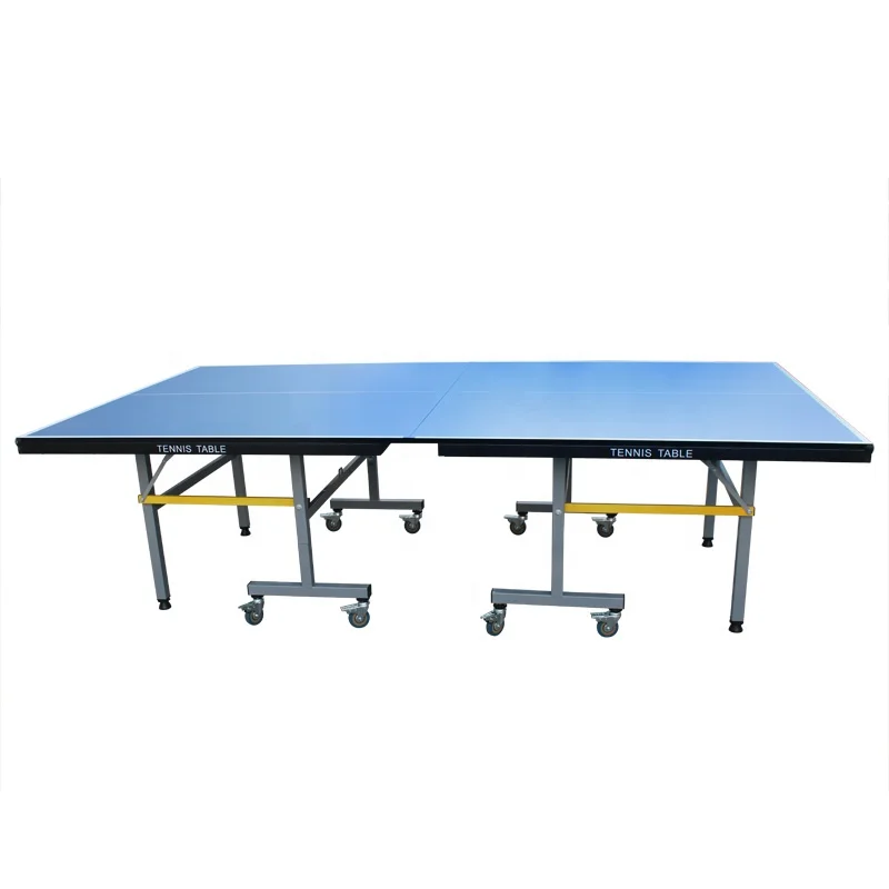 15mm MDF Indoor Table Tennis Table with Quick Clamp PingPong Net and Post Set Accessories