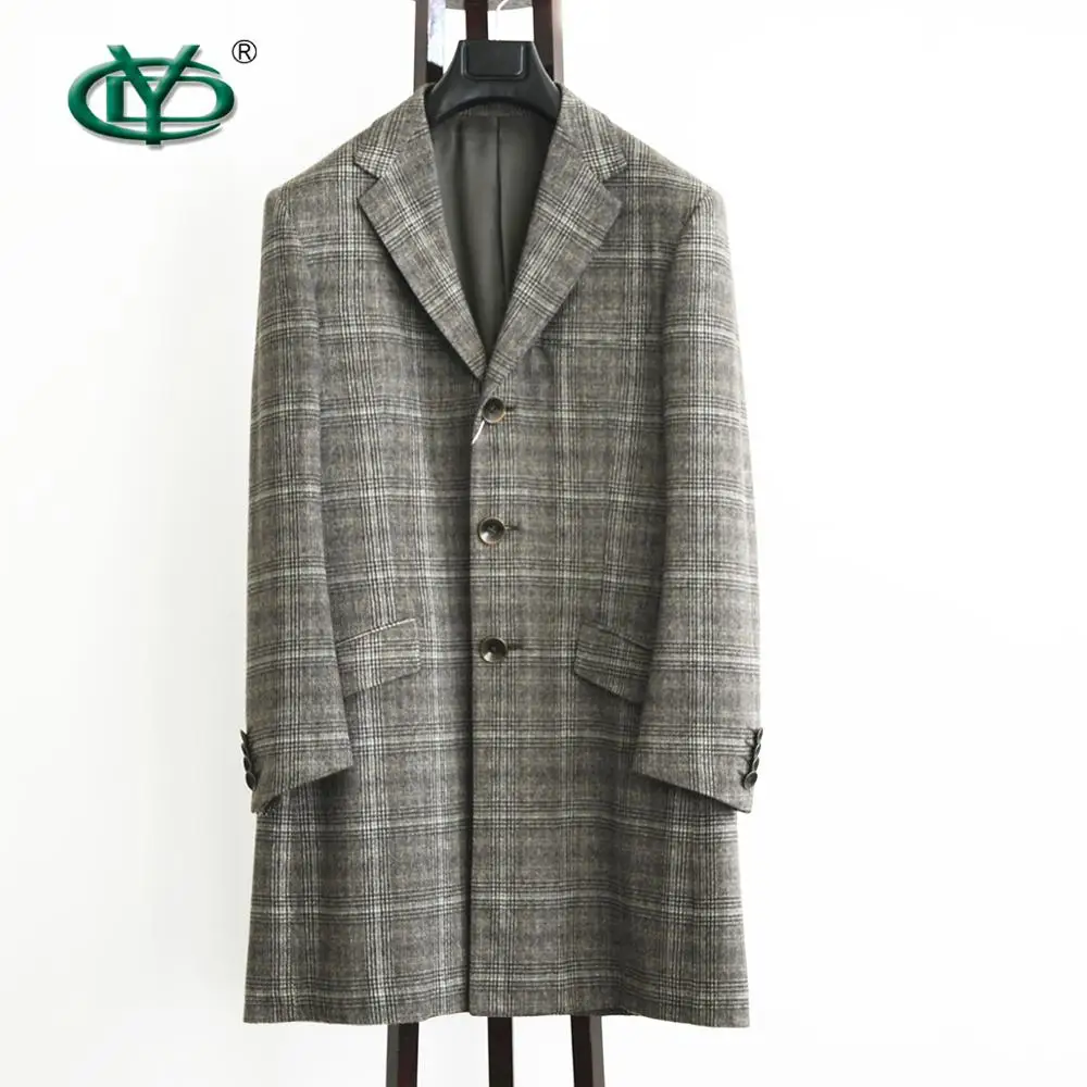 Manufacturer custom cashmere wool long coat man jacket cashmere coat factory wholesale