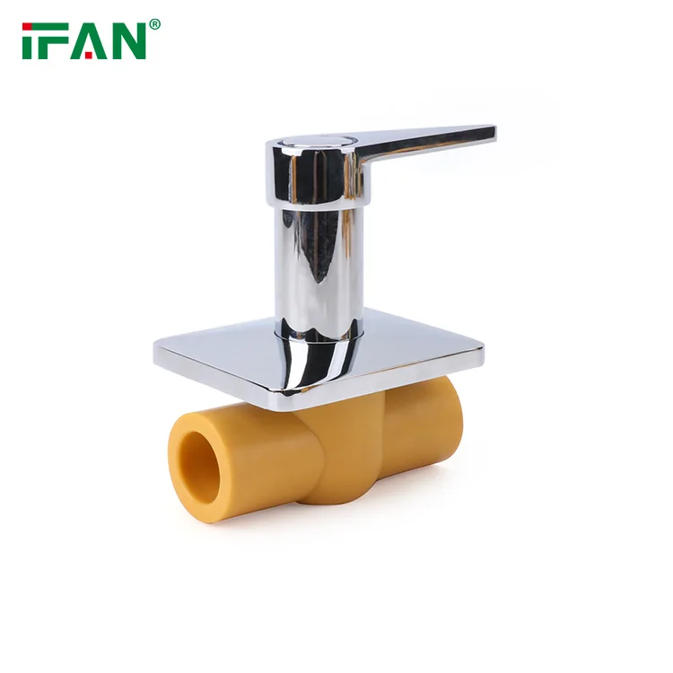 IFAN DIN 8077/8078 High Durable Plumbing Materials 20MM 25MM 32MM Hydraulic Chrome Handle PPR Ball Valve