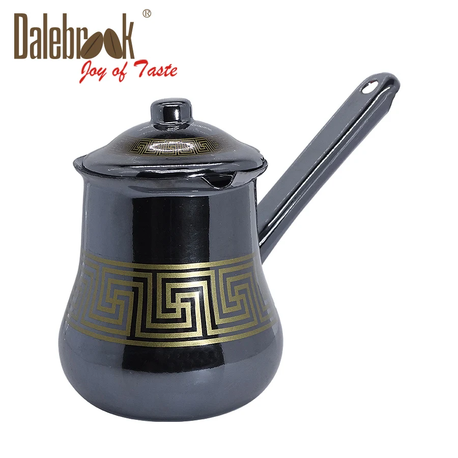 
Dalebrook coffee pot Turkish Arabic Greek Cezve Ibrik Enamel Ceramic Coffee Mug Warmer Tea Milk Pot Set 