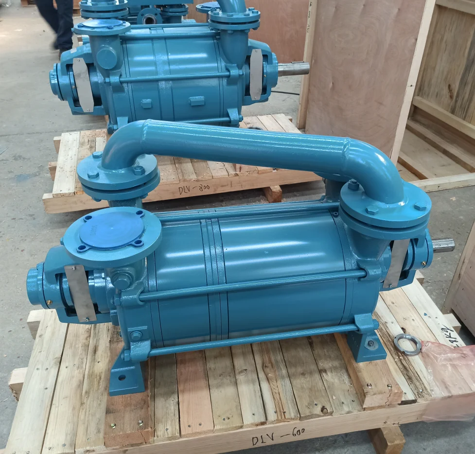DLV180 ring vacuum pump liquid ring roots vacuum unit dual stage duplex stainless steel or titanium material water ring pump