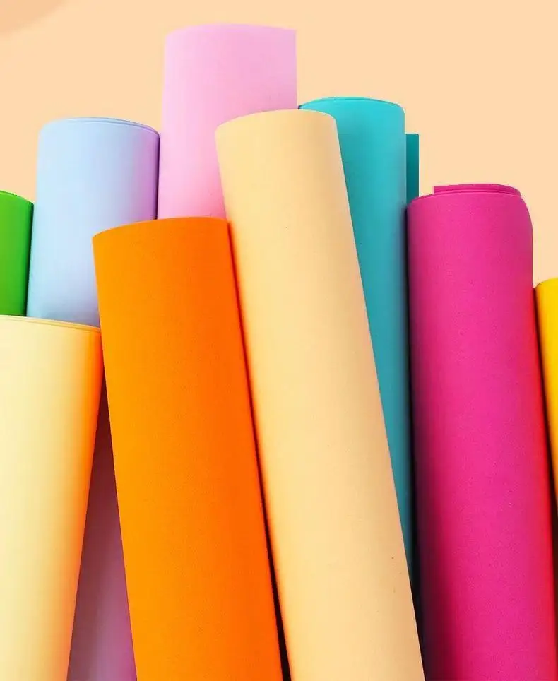 The most favorable price Color environment-friendly material High density EVA foam roll 50°B material