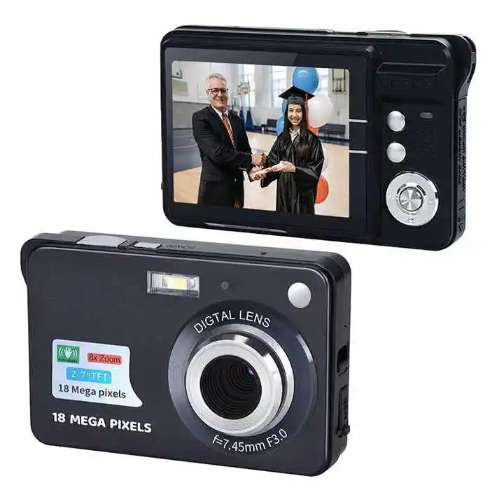 OEM ODM 8X мощный зум 18-мегапиксельная камера FBA доставка 2 7 дюймов ЖК-экран Поддержка внешней памяти