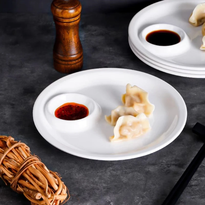 Wholesale White Divided Fast Food Tray School Canteen 3/4/6 Compartment Melamine Lunch Dinner Plates For Kids