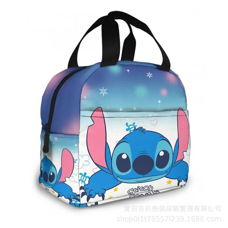 Made in China Stitch Mickey Aluminum Film Preservation Insulation Bag Portable Zipper Storage Bag Waterproof Lunch Food Box