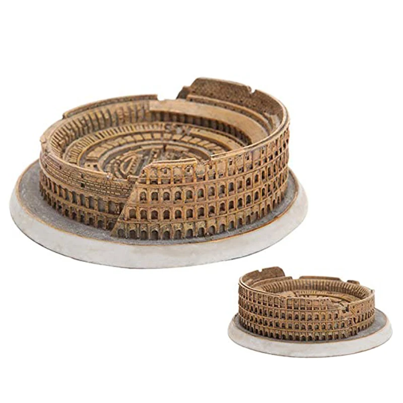 Коллекционная архитектура Известные здания сувенирная скульптура, Pantheon римская Смола достопримечательная Миниатюрная модель здания