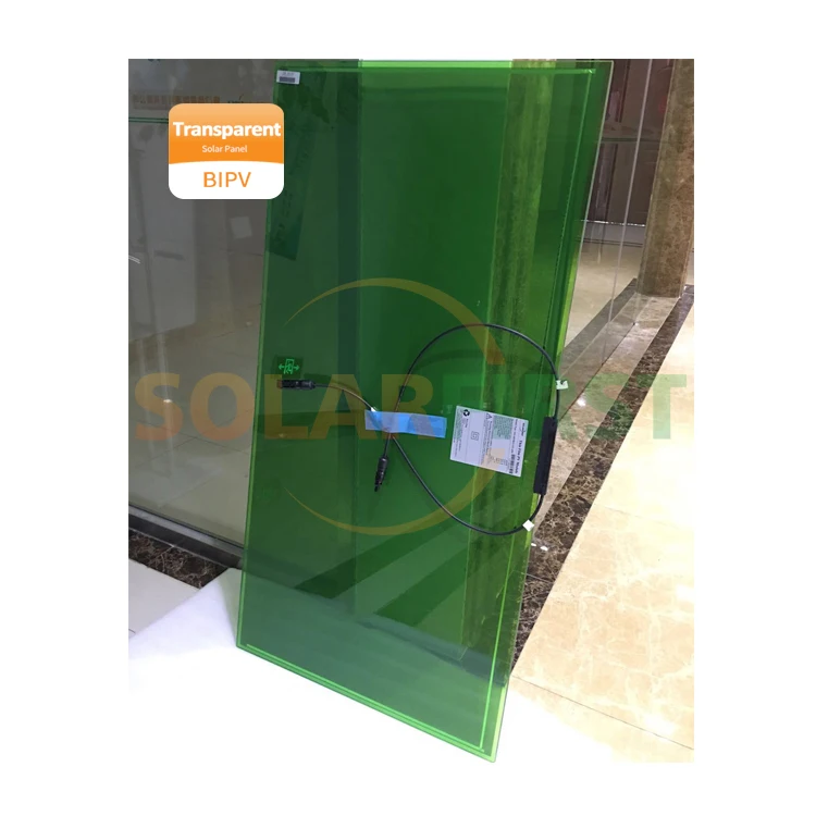 High Quality Professional Cell Cdte Solar Panel Film Transparent Glass For Window