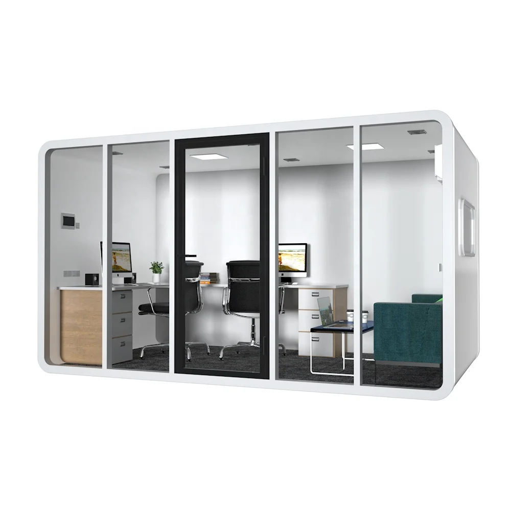 Portable outdoor pod privacy working booth garden pod manufacturer direct sale with furnitures