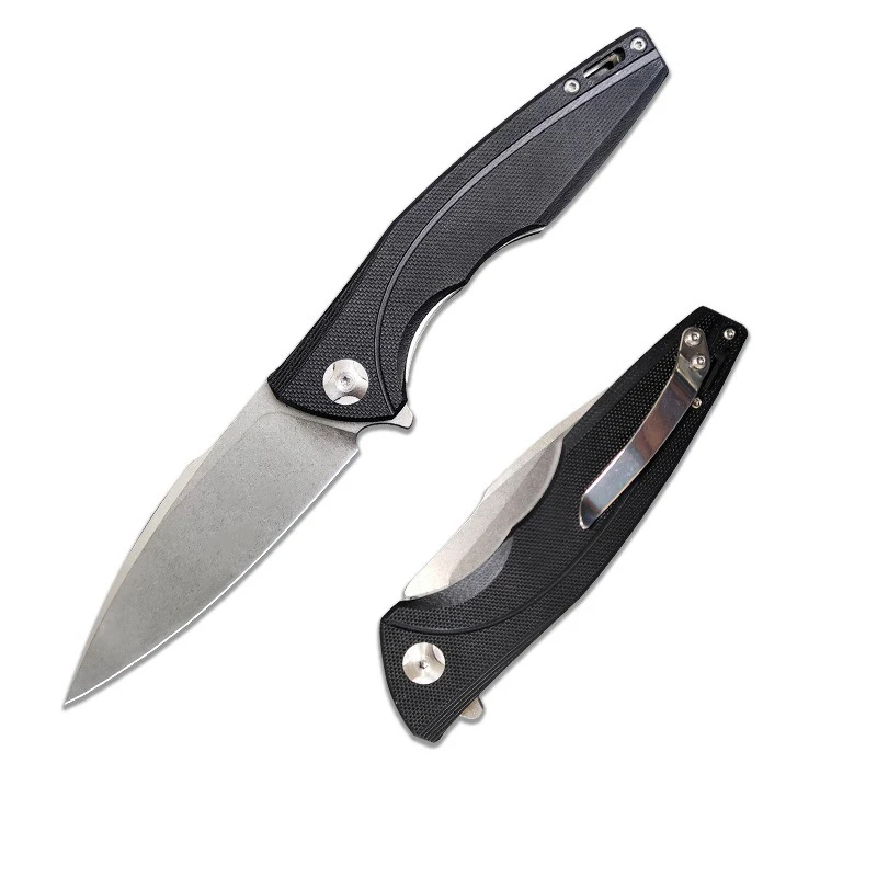 New Arrive Folding Pocket Knife Steel Blade EDC Self Defense Knives with Knife Clip Design