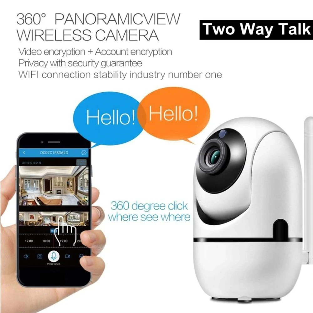 Wireless IP Camera Wi-fi Baby Monitor Indoor Mini CCTV Camera 2MP Home Security WiFi tuya cctv camera