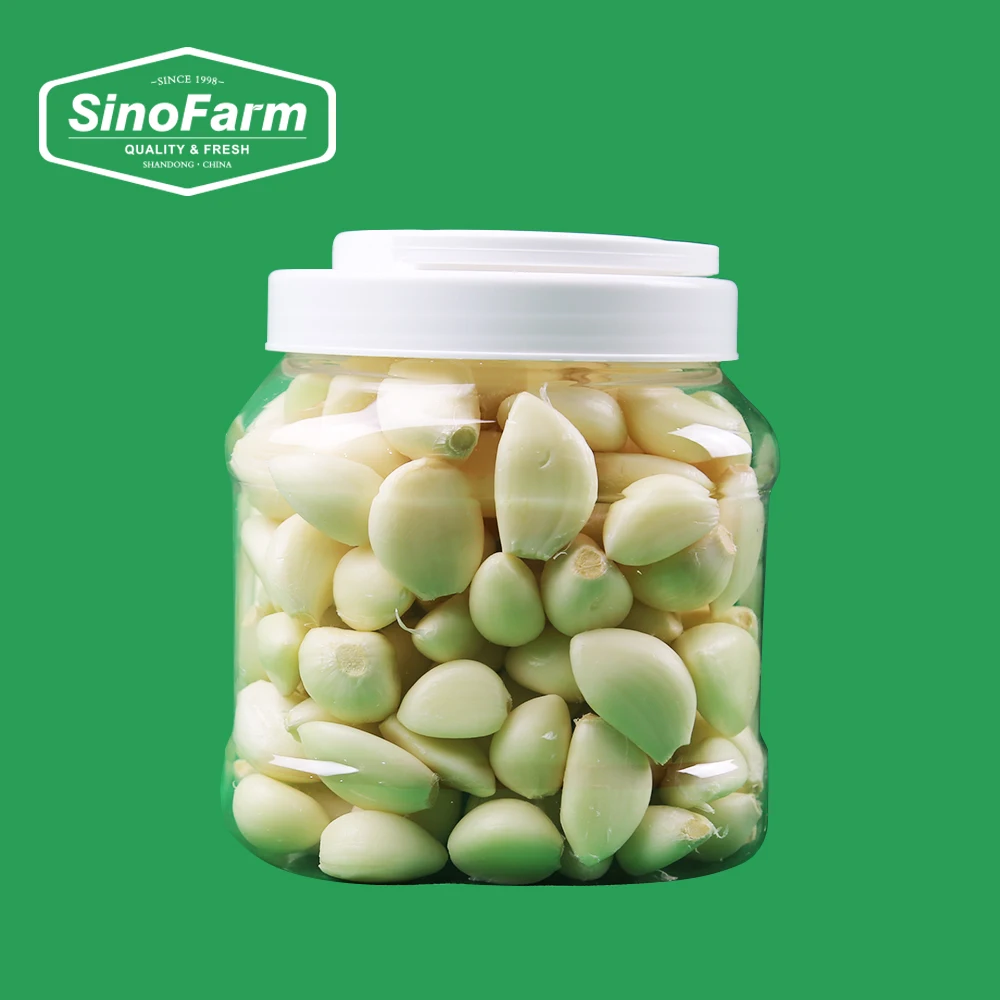 Свежие очищенные чесночные гвоздики оптом