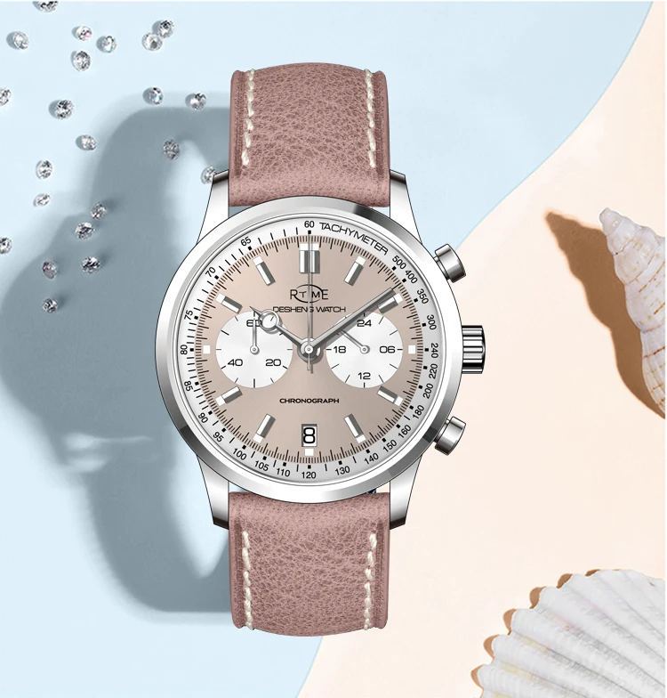 Chronograph Mens Original St1901 Movement Sapphire crystal glass Mechanical Men Wrist Watches