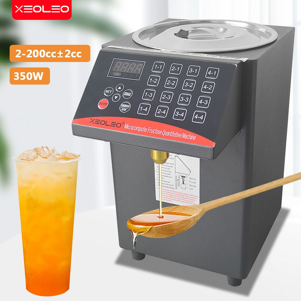 XEOLEO Bubble tea/сахар диспенсер 350W С Высоким Содержанием Фруктозы считальная машина автоматического Фруктоза Машина сироп