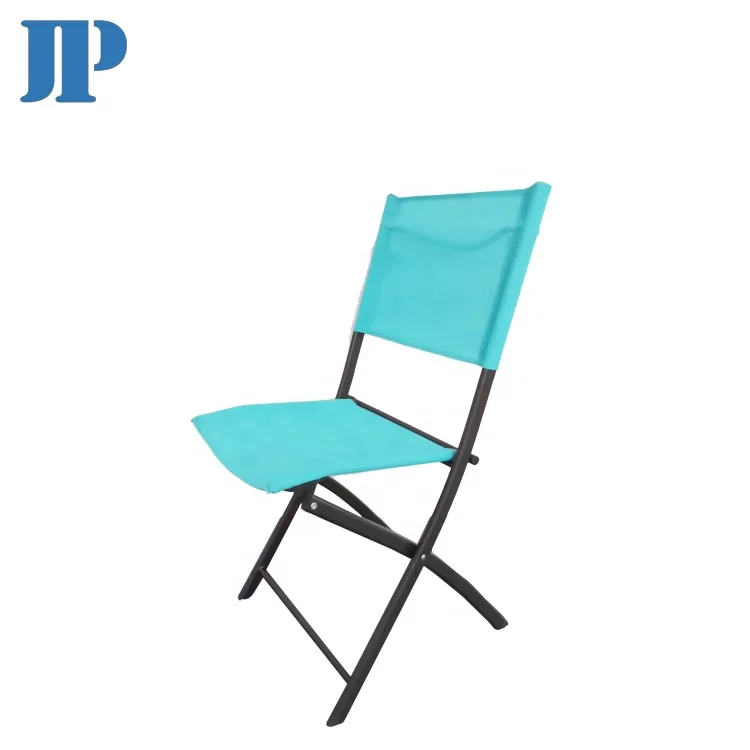 
Wholesale Bistro Setfurniture Foldable Furniture Fabric Foldable Mesh Chair Armless Garden Chair Outdoor Furniture Metal Iron 