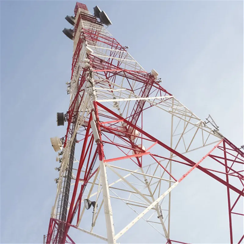 Hot Galvanized Steel Telecommunication Communication Tower