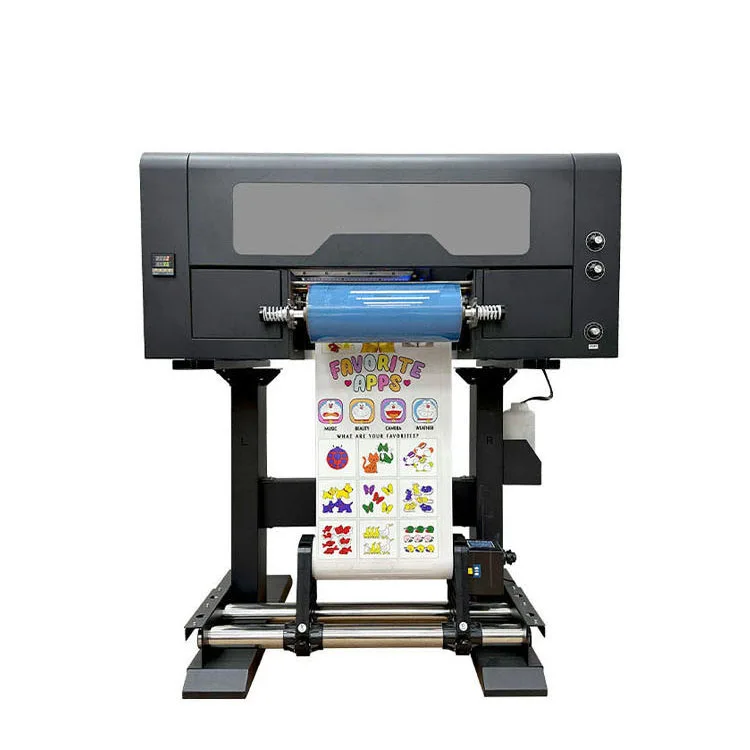 Best A1 Roll Crystal DTF PET Film LED Inkjet Uv Ink Printer for 3D Phone Case With Epson Xp600 Printhead