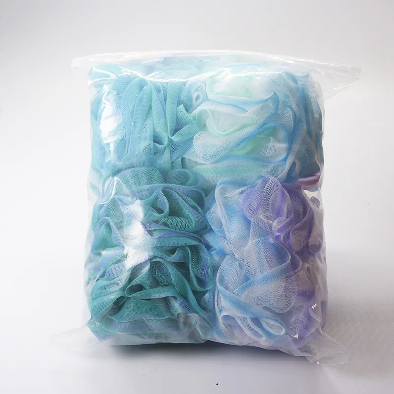 Super large 70g bath sponge body cleaning bath flower PE mesh bath ball