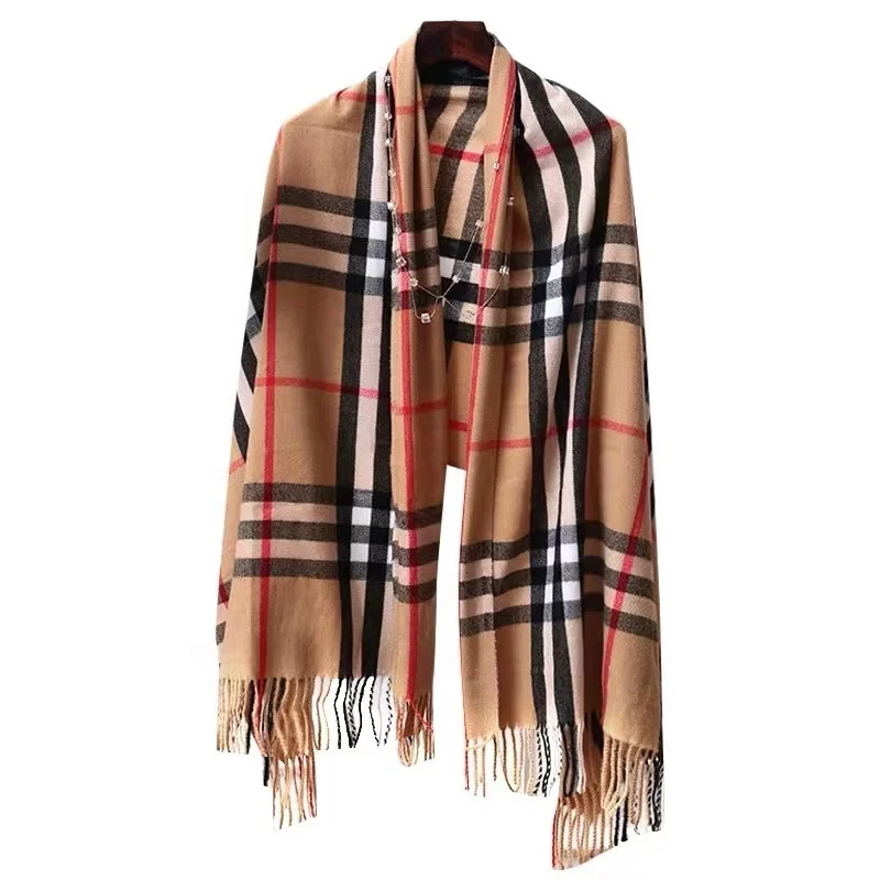 high quality long winter and Autumn cashmere shawl scarf for women