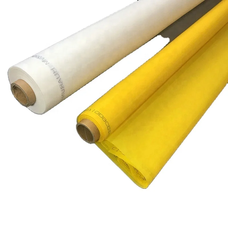 Сетка для трафаретной печати 62t-160, сетка белого и желтого цвета для трафаретной печати