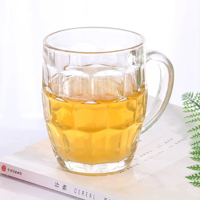 British 16oz 1 Pint Dimpled Beer Drinking Glasses Mug