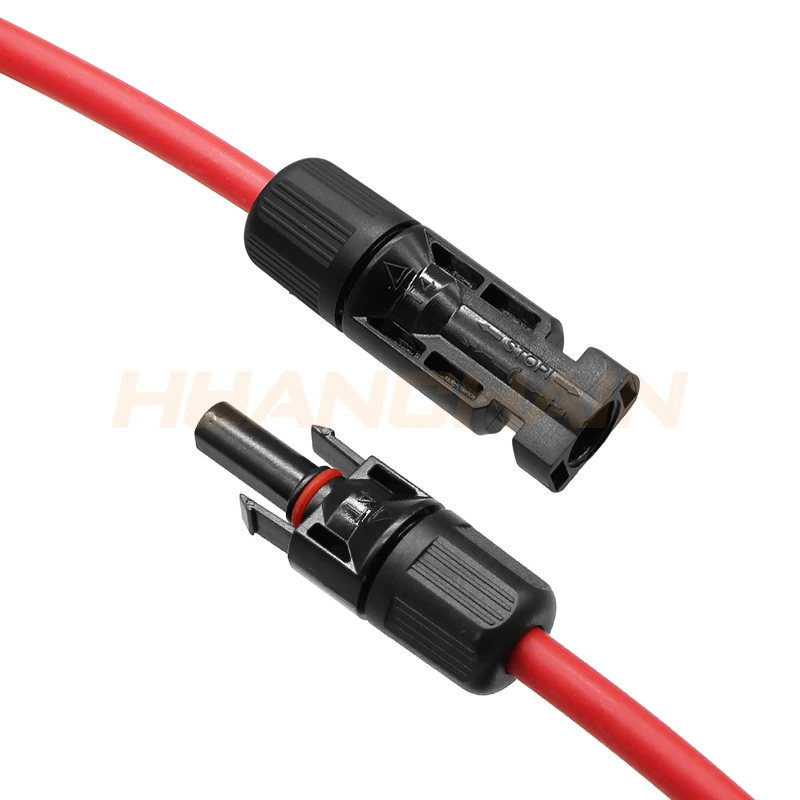 10FT 10AWG солнечные удлинительные кабельные системы XLPE солнечная панель Pv Dc Colar провод медный кабель