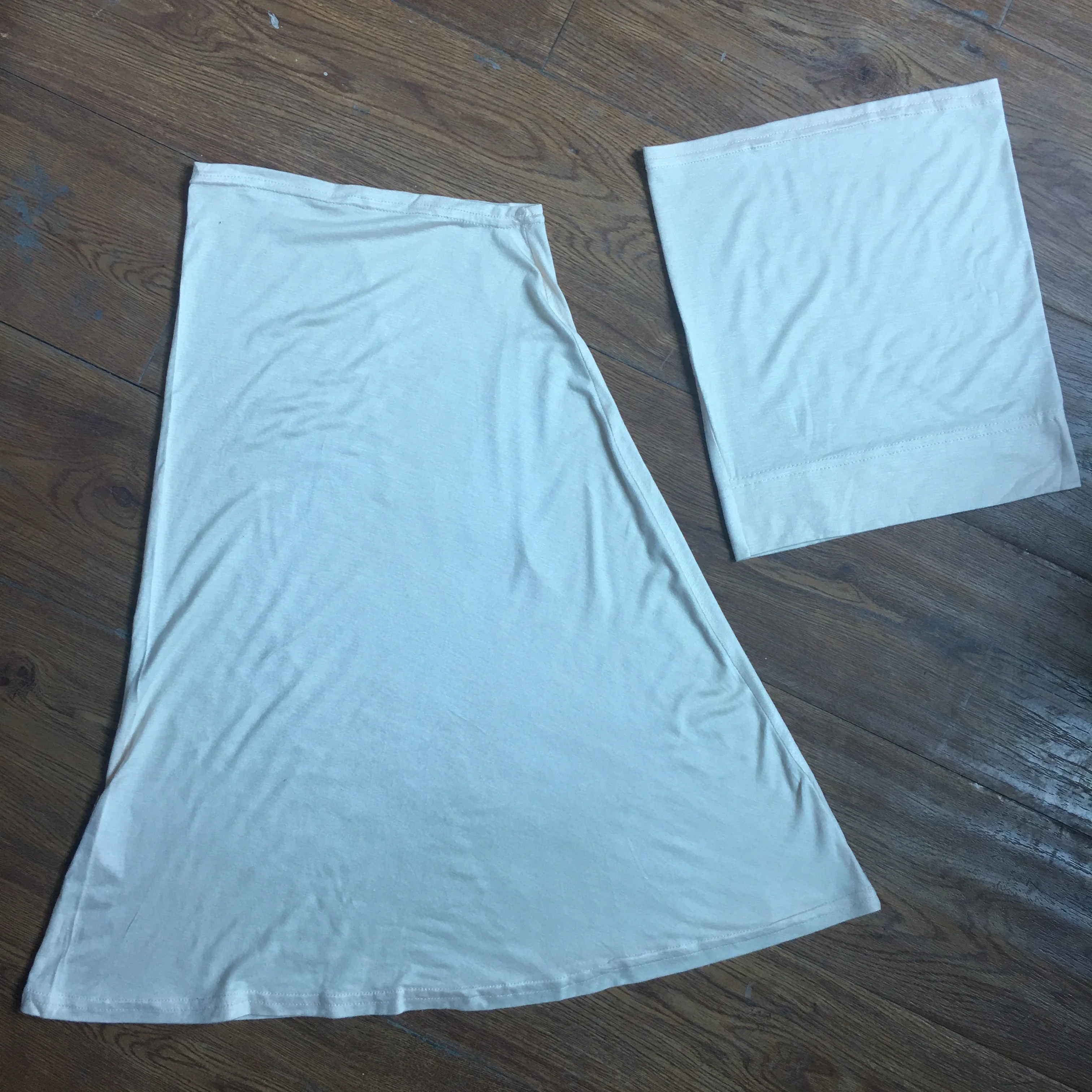 Top Quality Islamic Woman Girls Muslim Underscarf Turban Wrap Plain Stretchy Soft Headscarf Two Piece Amira Jersey Hijab