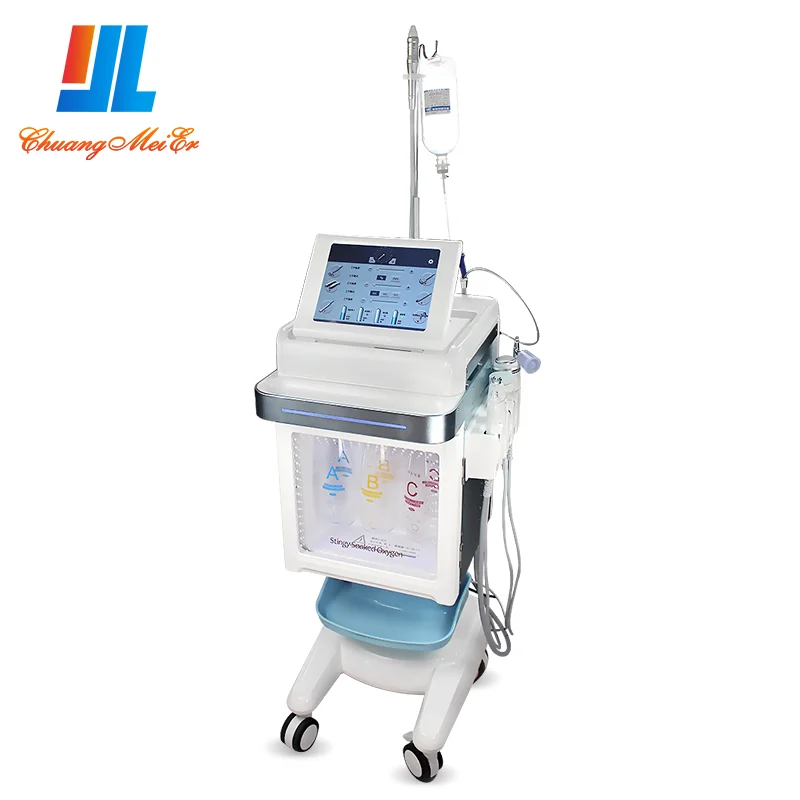 Multifunction Dermabrasion Ultrasonic Rf Spray Cold handle Facial Skin Care Deep Cleansing Beauty Machine