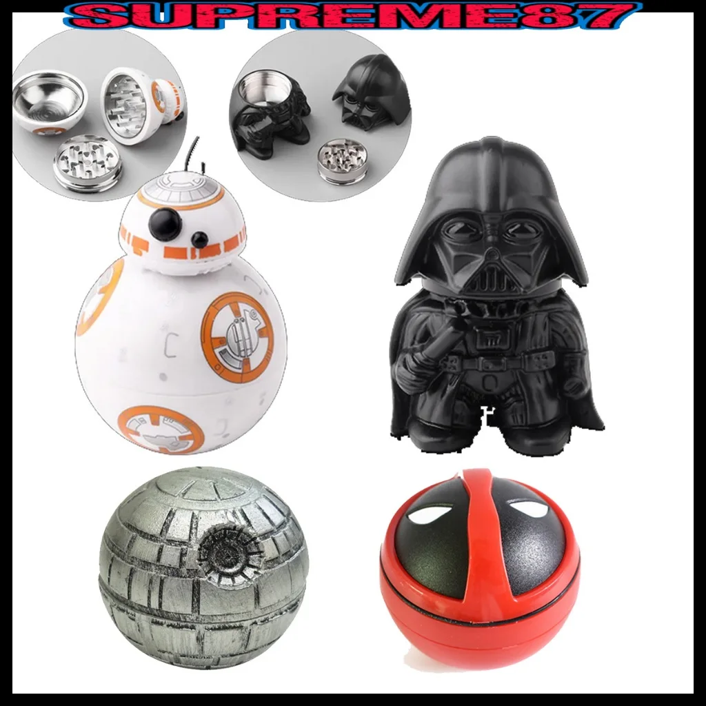 Darth Vader Death Star Droid коллекционная шлифовальная машина металлическая дробилка для специй из цинкового сплава