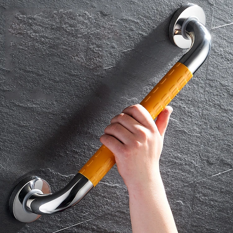 Антискользящая безопасная поручня из нержавеющей стали SUS304 и пластика АБС для туалета для ванной комнаты