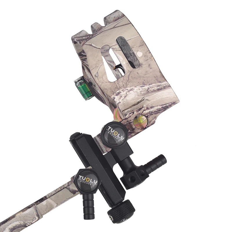 Portable New bow and arrow archer accessories camouflage bow and arrow sight new fine tuned compound bow five pin sight