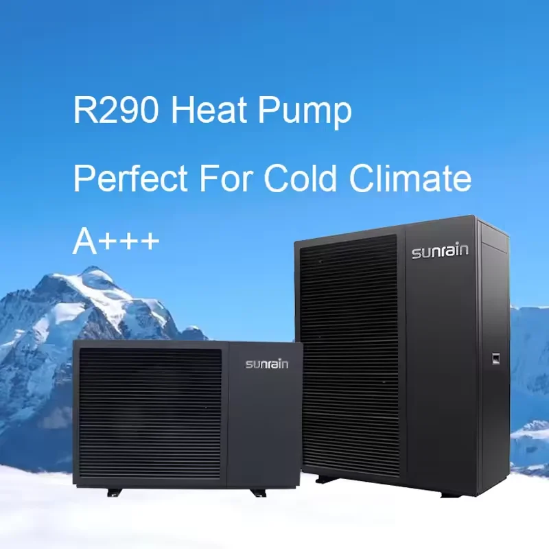 Factory OEM R290 A+++ Full Inverter Heating Cooling and DHW With Cold clima WIFI Smart Air Source To Hot Water Heat Pumps
