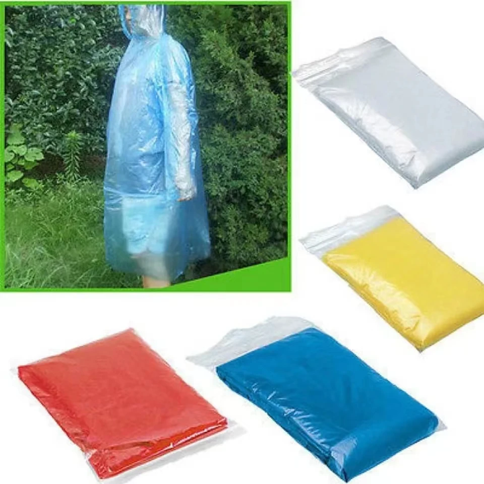 KWS Wholesale Custom Portable Disposable Adult Raincoat