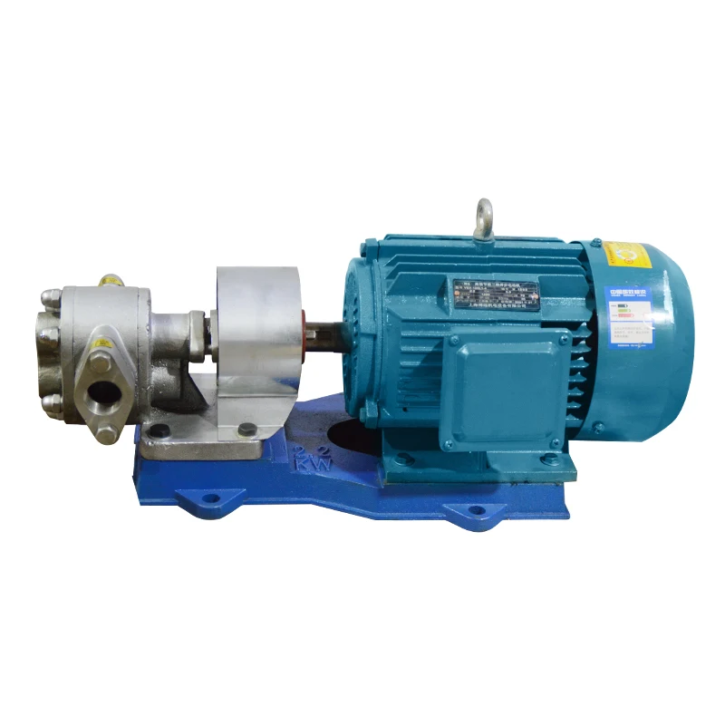 304 stainless steel gear self-priming oil pump 220V high pressure self-priming explosion-proof acid-base chemical
