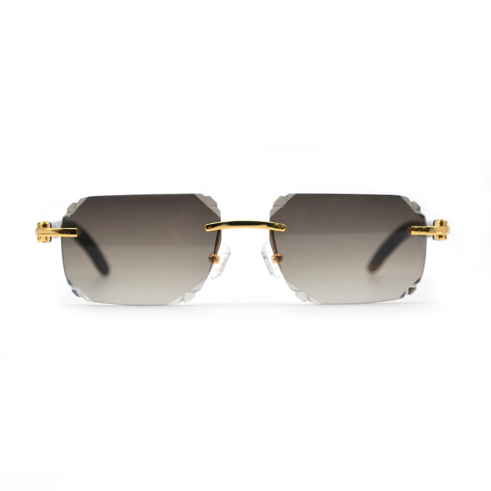 Sifier custom shades 2023 small women luxury fashion sun glasses trendy rectangle frameless sunglasses vendor