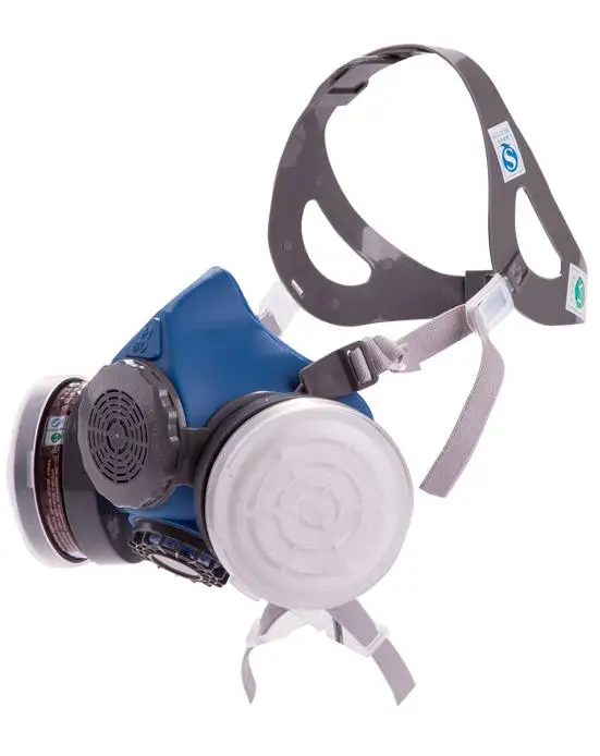 Spray painted gas mask rubber half mask respirator